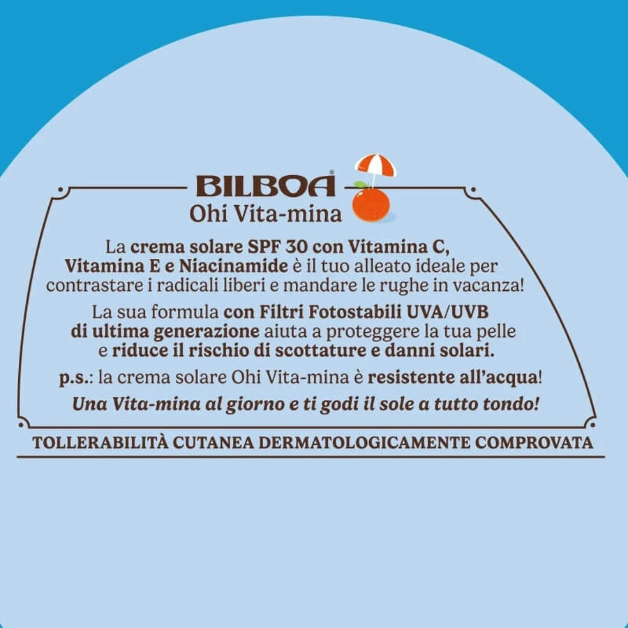 Bilboa Protector solar SPF 30 en spray con pulverizador «Ohi Vita» Alta protección 250 ml