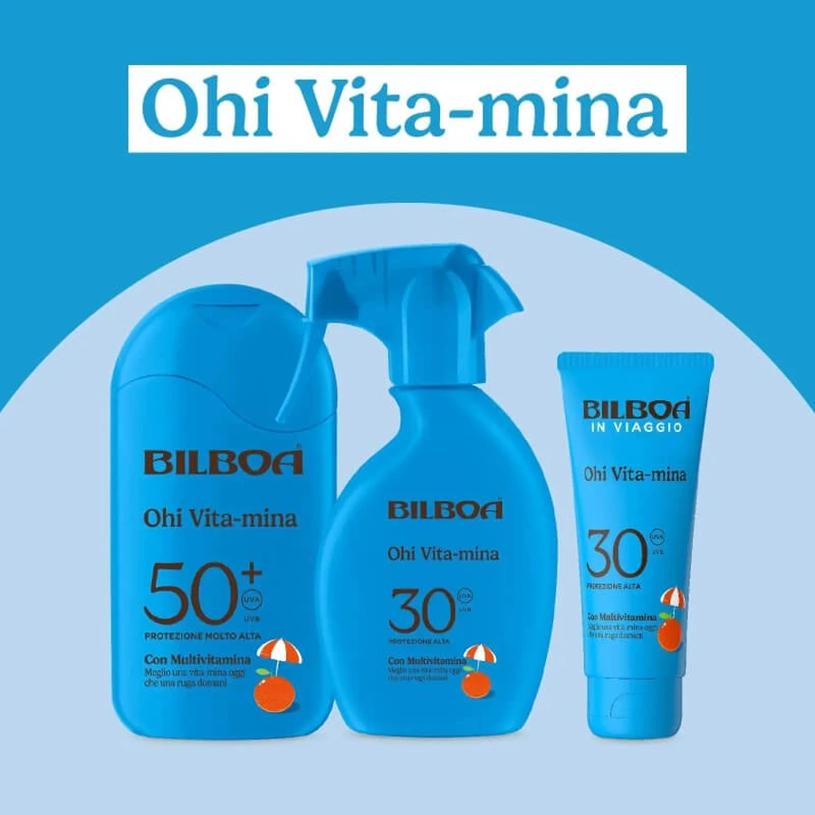 Bilboa Protector solar SPF 30 en spray con pulverizador «Ohi Vita» Alta protección 250 ml