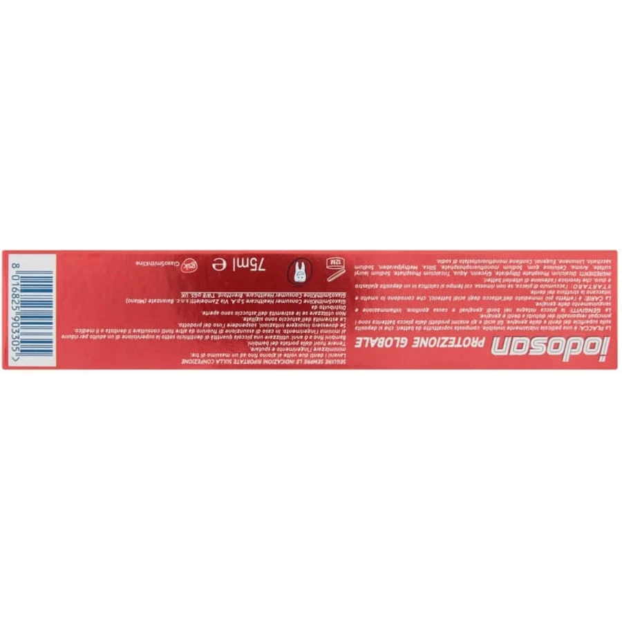 Iodosan Total Protection Toothpaste, Fresh Flavor, 75 ml