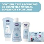 Chicco Natural Sensation Baby Cosmetic Set - Baby Cosmetics Kit - Light Blue