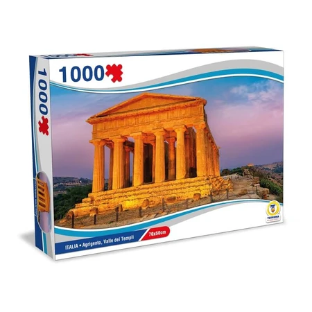 Teorema Puzzle Italy - Agrigente, Vallée des Temples, 1 000 pièces, 70 x 50 cm