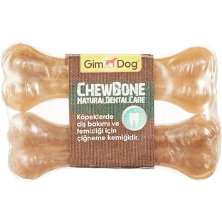 Hueso masticable Gimborn Gimdog de búfalo, 14 cm - Paquete de 2 unidades