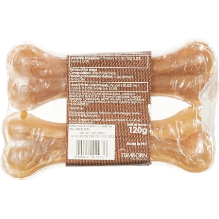 Hueso masticable Gimborn Gimdog de búfalo, 14 cm - Paquete de 2 unidades
