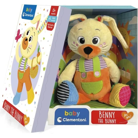 Clementoni Benny el conejito - Peluche para niños a partir de 0 meses