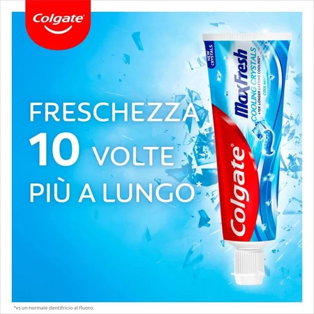 Colgate Max Fresh Refreshing Crystals - Dentifrice à la menthe, 75 ml