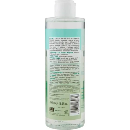 Clinians Hydra Plus – Mizellenwasser für Mischhaut oder fettige Haut, 400 ml