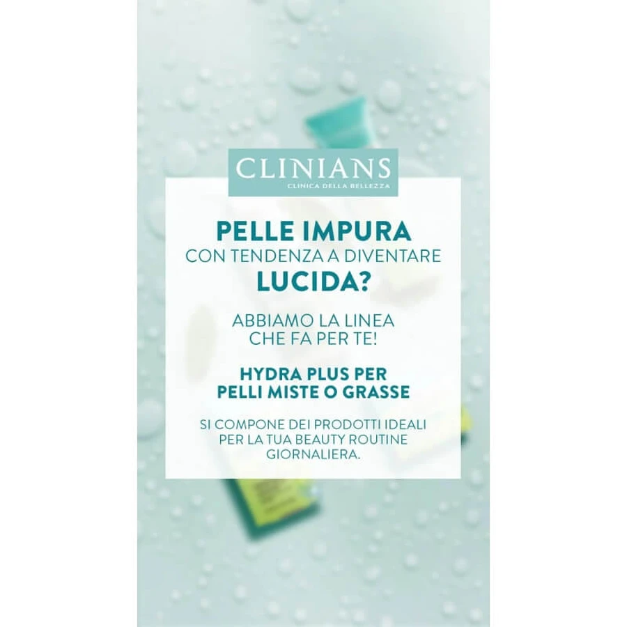 Clinians Hydra Plus – Mizellenwasser für Mischhaut oder fettige Haut, 400 ml