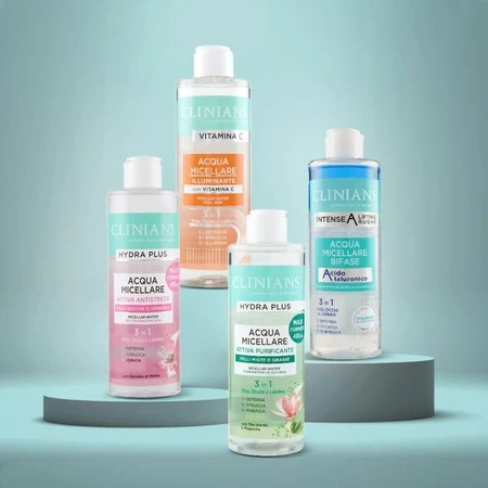 Clinians Hydra Plus – Mizellenwasser für Mischhaut oder fettige Haut, 400 ml
