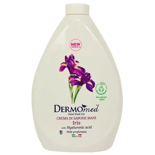Dermomed Talc and Iris - Jabón de manos en crema - Recambio de 1 litro