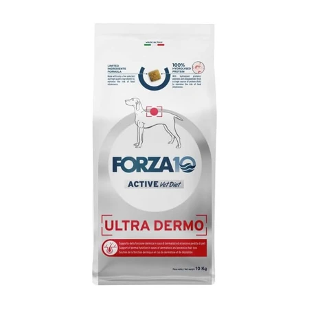 Forza10 Forza 10 Ultra Dermo Active Vet Diet - Dog Food for Dogs with Skin Conditions and Food Intolerances, 10 kg
