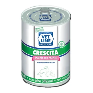 Vet Line Pig Growth with Potatoes – kompletna karma dla rosnących psów, 400 g