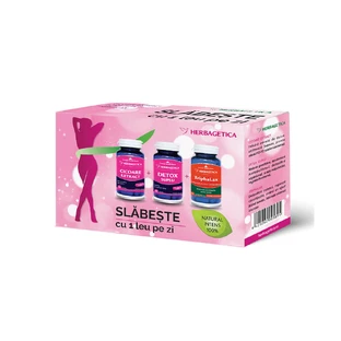 Achicoria 60 cápsulas + Detox Suplu 60 cápsulas + Triphalax 60 cápsulas, Herbagetica