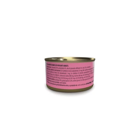 Schesir Tonnetto con jamón - Comida húmeda completa para gatos adultos, 85 g
