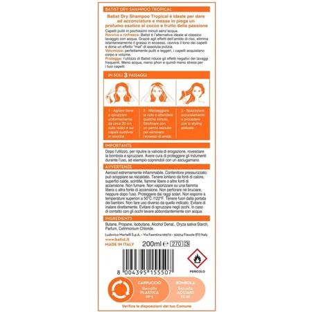 Batist Tropical Exotic Fruits – Trockenshampoo 200 ml