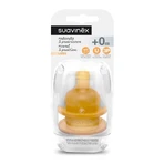 Suavinex - 3-position anti-colic latex nipple, 0m+