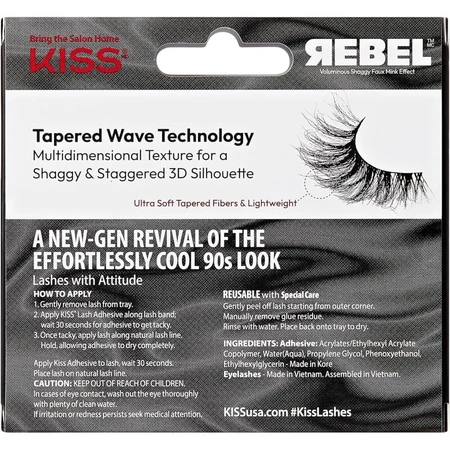 Kiss Lash Couture Rebel Collection - False Eyelashes - Rockstar