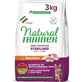 Natural Trainer Daily Nutrition Sterilized Turkey - Complete Food for Adult Sterilized Cats, 3 kg