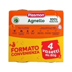 Plasmon Gehomogeniseerd lamsvlees 4x80 g