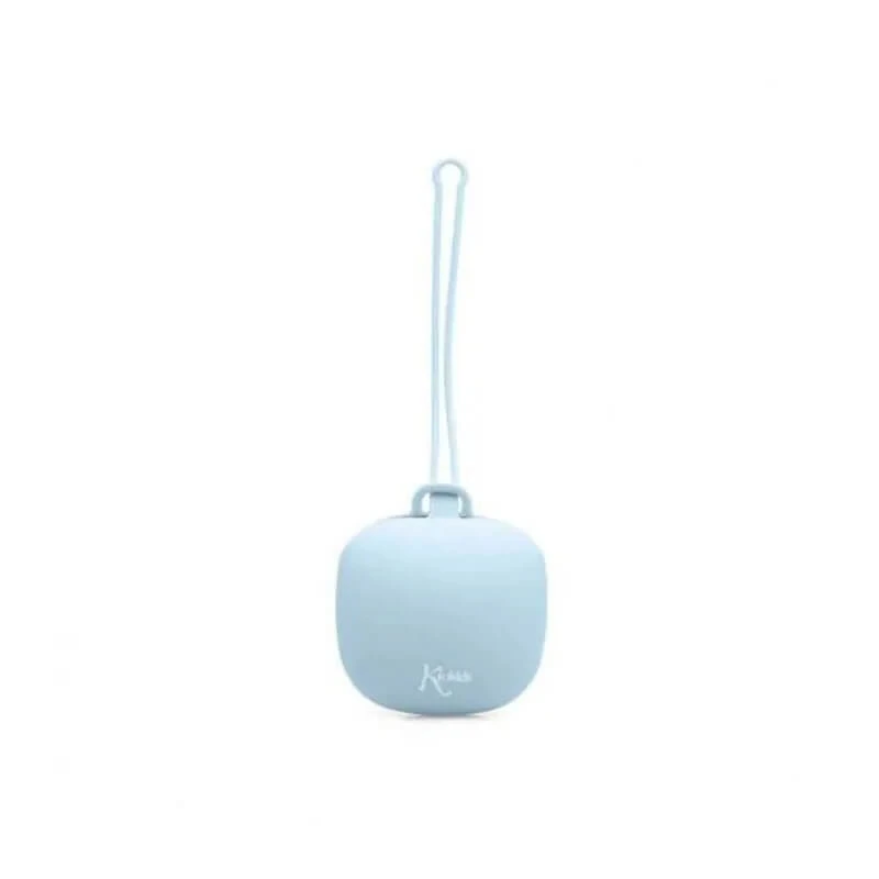 Kiokids Silicone Pacifier Holder - Light Blue