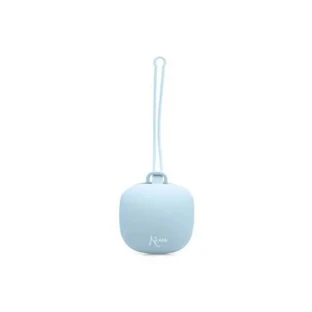 Portachupetes de silicona Kiokids - Azul claro