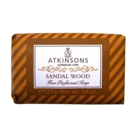 Jabones perfumados de alta calidad Atkinsons, sándalo - Pastilla de jabón de 125 g
