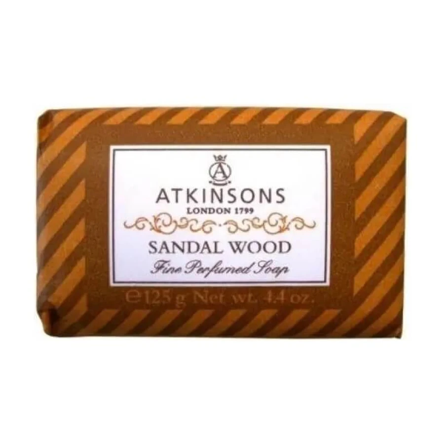 Jabones perfumados de alta calidad Atkinsons, sándalo - Pastilla de jabón de 125 g