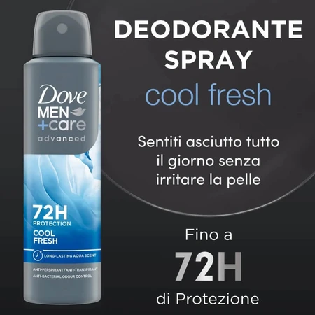 Dove Men+care Cool Fresh 72h - Deodorant Spray 150 ml