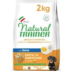 Natural Trainer Sensitive, sin gluten y sin huevo: alimento completo para perros adultos de razas pequeñas y mini, 2 kg