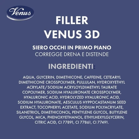Venus Filler Venus 3D - Anti-aging serum voor de oogcontouren 15 ml
