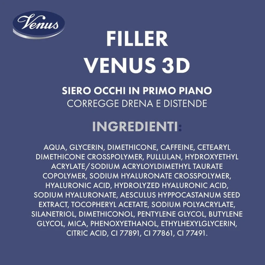 Venus Filler Venus 3D - Anti-aging serum voor de oogcontouren 15 ml
