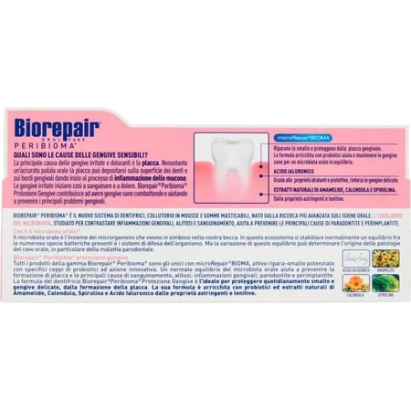 Biorepair Peribioma – Zahnpasta zum Schutz des Zahnfleisches, 60 ml