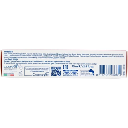 Biorepair Peribioma – Zahnpasta zum Schutz des Zahnfleisches, 60 ml