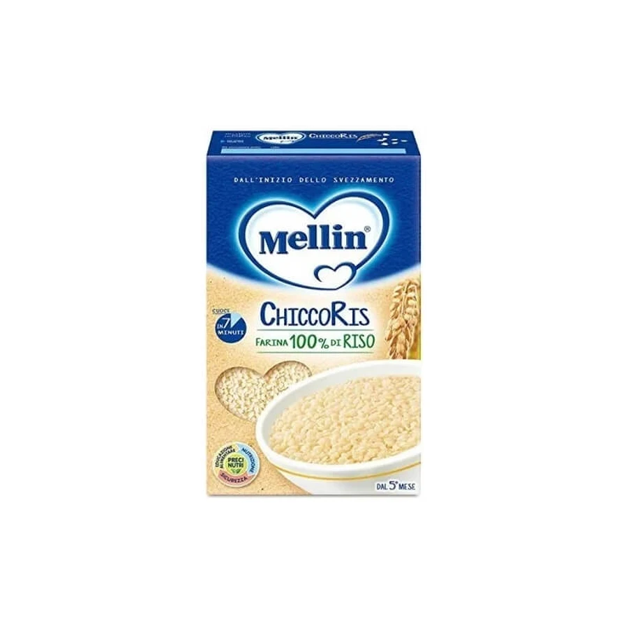 Mellin Chiccoris - Rice Flour for Baby's First Meals, 320 g (damaged package)