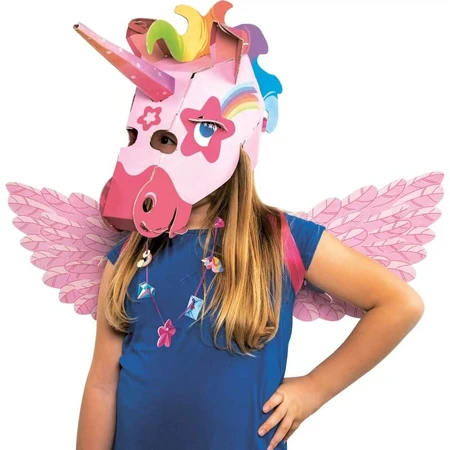 Clementoni Play Creative Einhorn-Maske – Kreatives Spielset