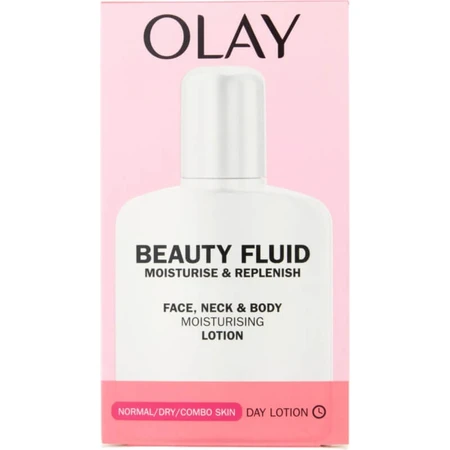 Olay Beauty Fluid - Loción hidratante para rostro y cuerpo, 100 ml