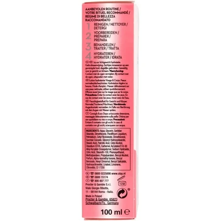 Olay Beauty Fluid - Loción hidratante para rostro y cuerpo, 100 ml