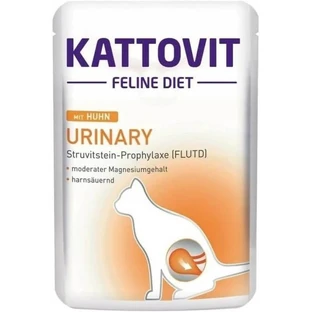 Kattovit Urinary Chicken - Wet Cat Food for the Prevention of Struvite Stones, 85 g
