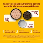 Almo Nature HFC Light Meal Natuurlijke Atlantische tonijn - Aanvullend natvoer voor volwassen katten, 4 x 50 g