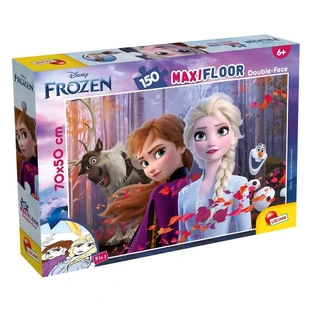 Lisciani Disney Frozen - 150-piece Maxi Floor Puzzle with a coloring page on the back