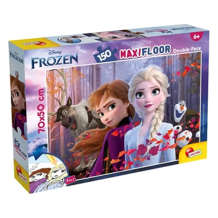 Lisciani Disney Frozen - 150-piece Maxi Floor Puzzle with a coloring page on the back