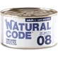 Natural Code 08 fileuri de ton – hrană completă pentru pisici adulte, 85 g