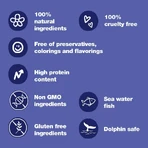 Natural Code 08 fileuri de ton – hrană completă pentru pisici adulte, 85 g