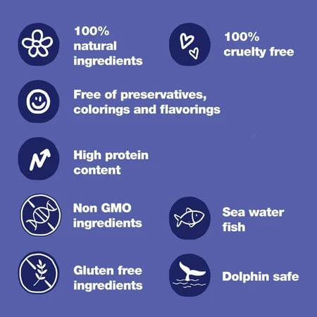 Natural Code 08 fileuri de ton – hrană completă pentru pisici adulte, 85 g