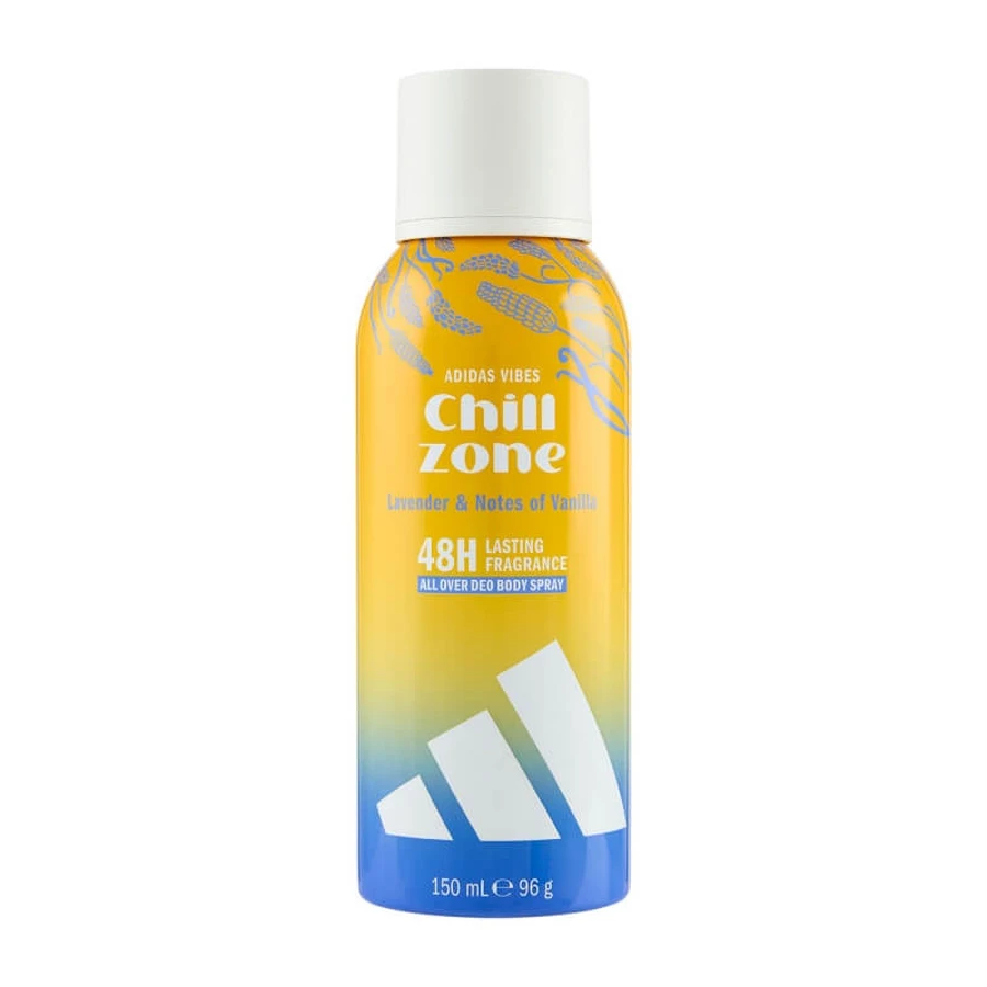 Adidas Vibes Chill Zone - Desodorante en spray, protección de 48 horas, 150 ml