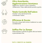 Litière naturelle pour chat Almo Nature - Litière à base de plantes, anti-odeurs, biodégradable et sans poussière, 2,27 kg