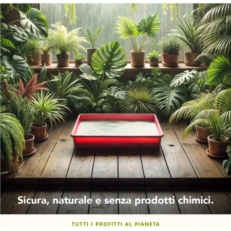 Litière naturelle pour chat Almo Nature - Litière à base de plantes, anti-odeurs, biodégradable et sans poussière, 2,27 kg