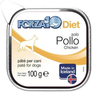 Forza10 Forza 10 Chicken-Only Diet - Dietary Food for Dogs with Food Intolerances, 300 g