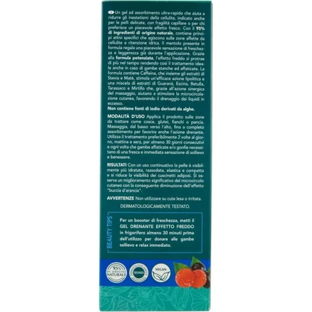 Gel refrescante y drenante Geomar, 200 ml