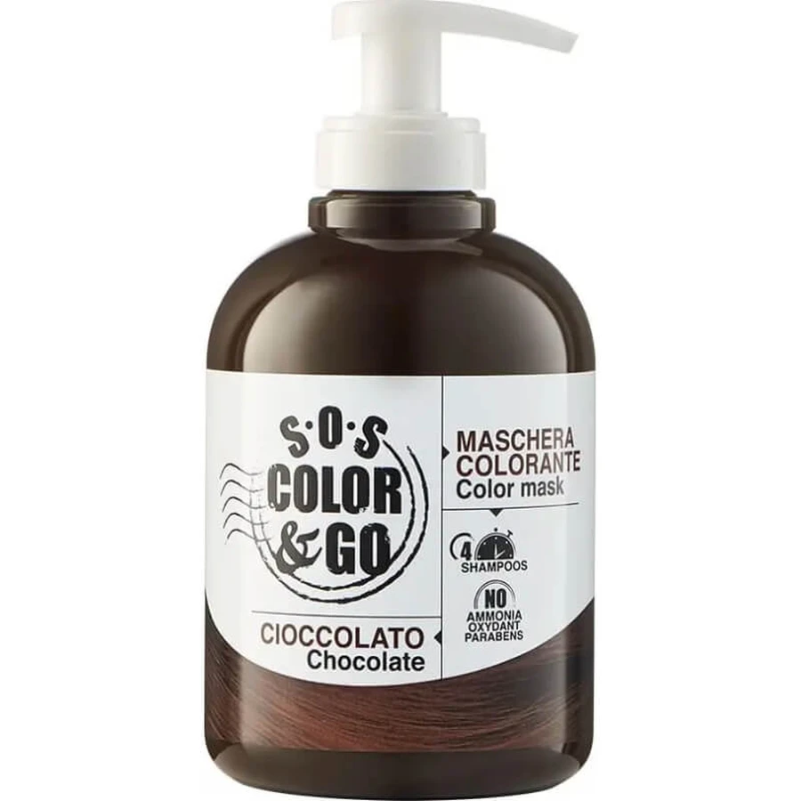 Alama S.o.s. color&amp;go - Chocolate Hair Color Mask 300 ml