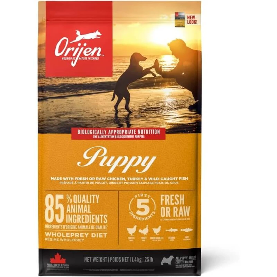 Orijen Puppy - Complete Food for Small and Medium-Sized Puppies, 11.4 kg